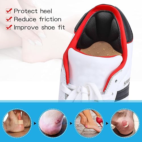 Miniatura 2 de Almohadillas para el talón para zapatos sueltos, almohadillas para zapatos demasiado grandes, evita que el talón se resbale agarre forros para