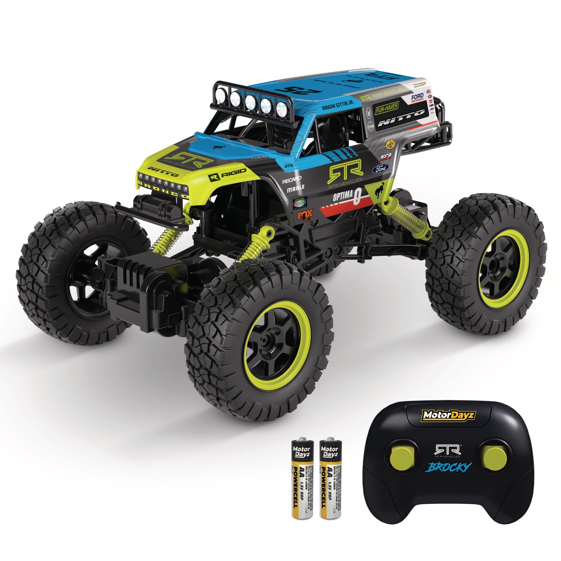 Vaughn Gittin Ford Bronco RC Truck 1 15 Scale 4WD Remote Control Car Officially Licensed Bronco Brocky 2