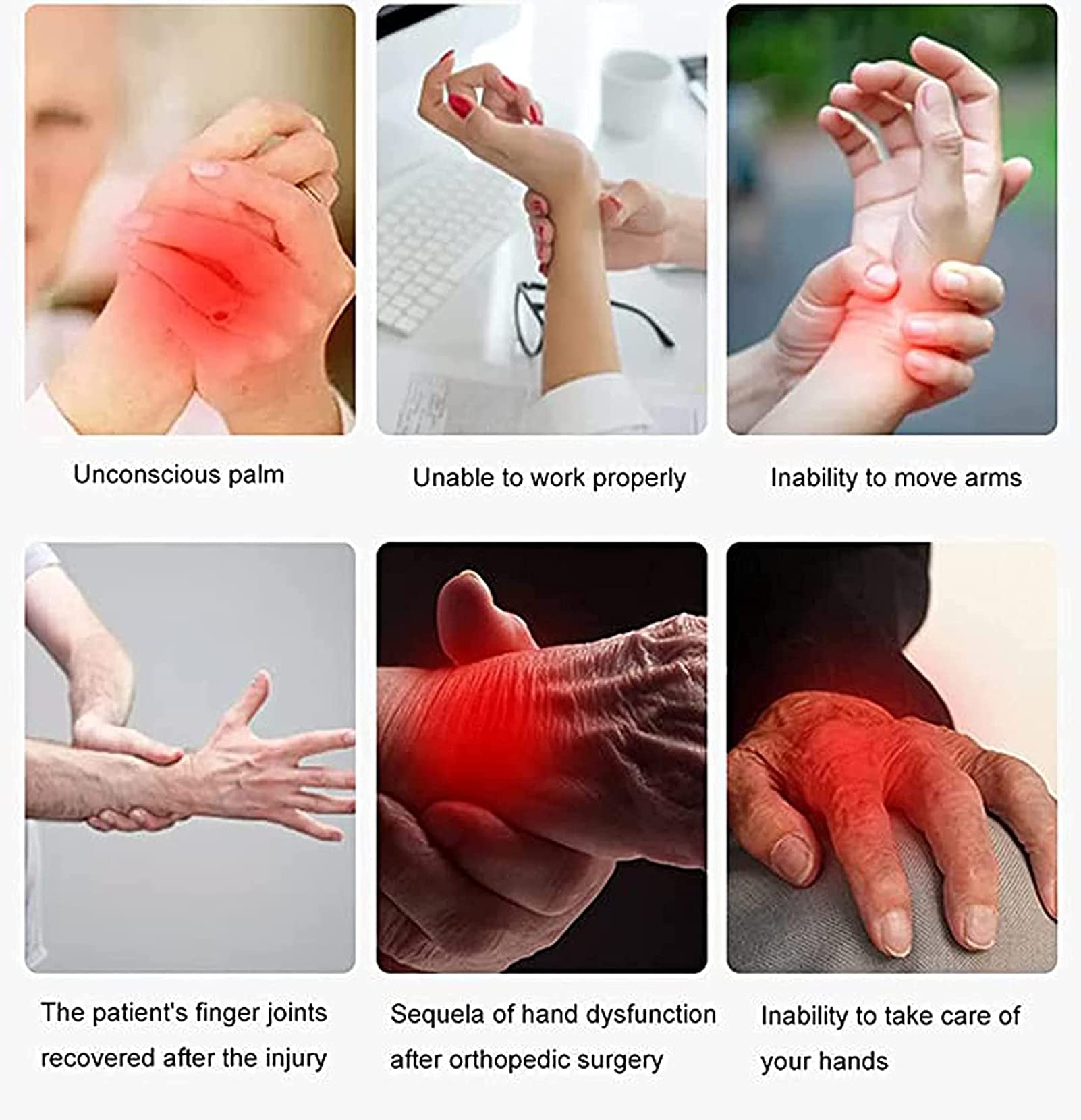 Ortesis De Entrenamiento De Rehabilitación De Dedos, Guantes De Robot De Rehabilitación De Entrenamiento De Mano Eléctricos Con Control Remoto, Para Entrenamiento De Corrección De Flexión De Dedos