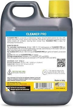 FILA Surface Care Solutions, CLEANER PRO, Neutral All Purpose Cleaner, Highly Concentrated - Up to 40 Washes, 1 QT