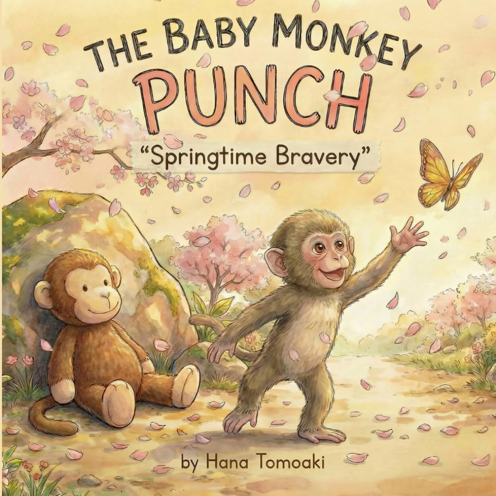 The Baby Monkey PUNCH: Springtime Bravery: Spring Monkey Book Inspired by the World's Favorite Real-Life Macaque - A Gentle Story of Resilience and Growth for Toddlers and Preschoolers