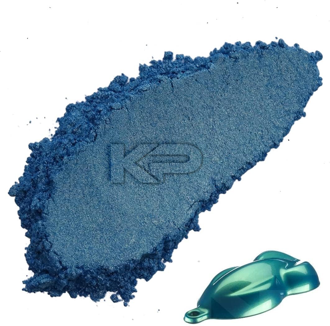 KP Pigments Caspian Gold Blue ColorShift Pearlescent 100% Pure Fine Mica Powder - Naturally Pigmented Multipurpose DIY Arts and Crafts, Dye, Soap Making, Cosmetics, Epoxy Resin, Paint, and More! 1 Kg