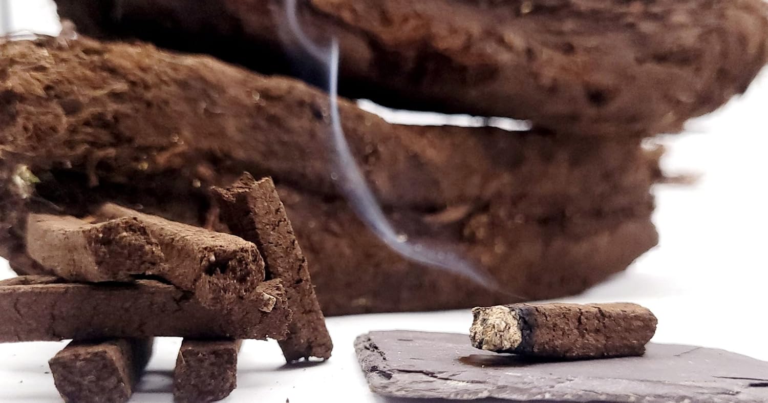 Irish Turf/Peat Incense Authentic Smoking Cottage Set - The Authentic Smell of Ancient Ireland - Irish Gift Idea Made in Ireland