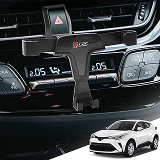 YEE PIN Mobile Phone Holder Compatible for Toyota C-HR 2016-2024 | 360° Rotation | Automatic Locking | Compatible with 4-7 Inch Smartphones, Toyota CHR Car Accessories