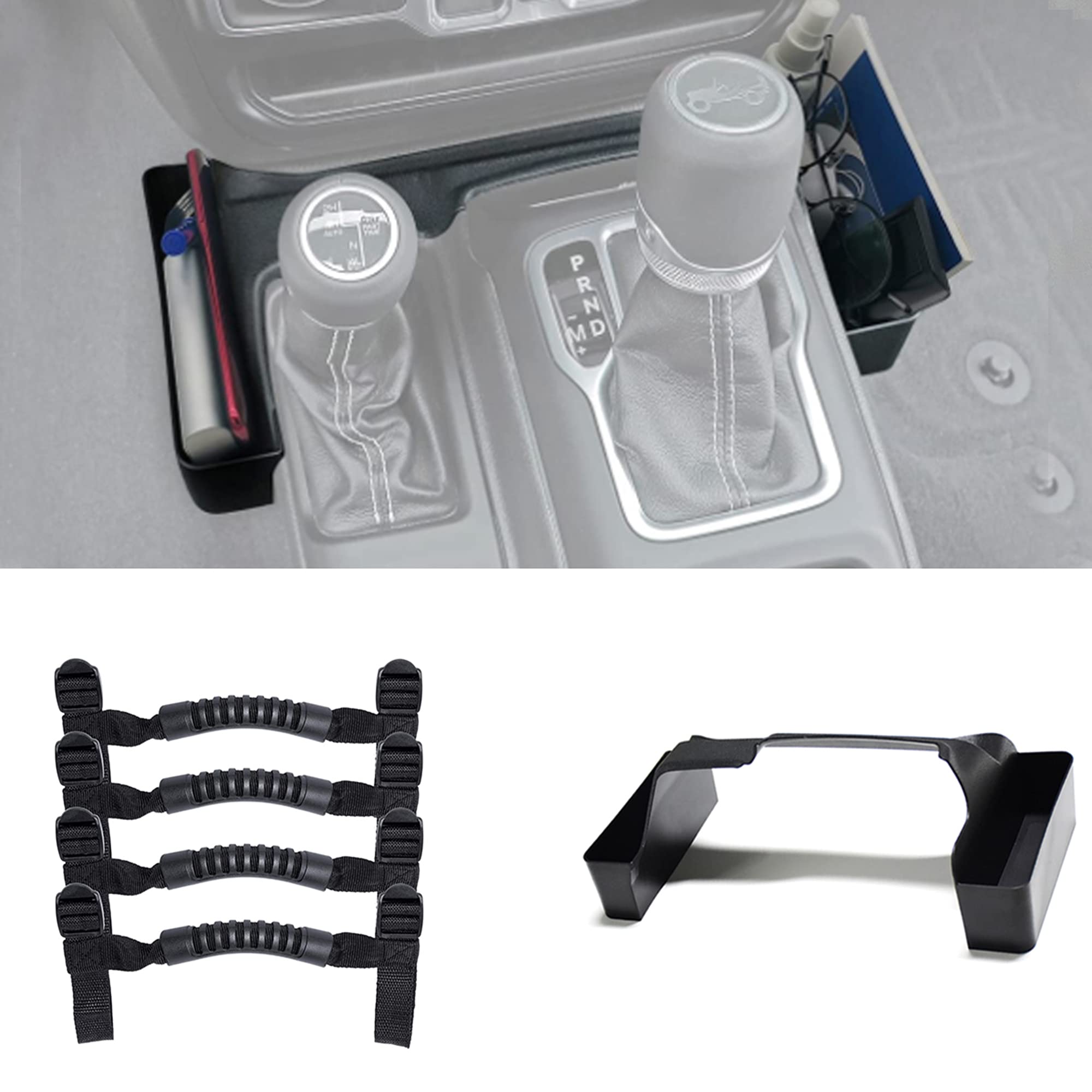 Buy Sinbomi Center Console Gear Shift Side Organizer Tray, Jeep