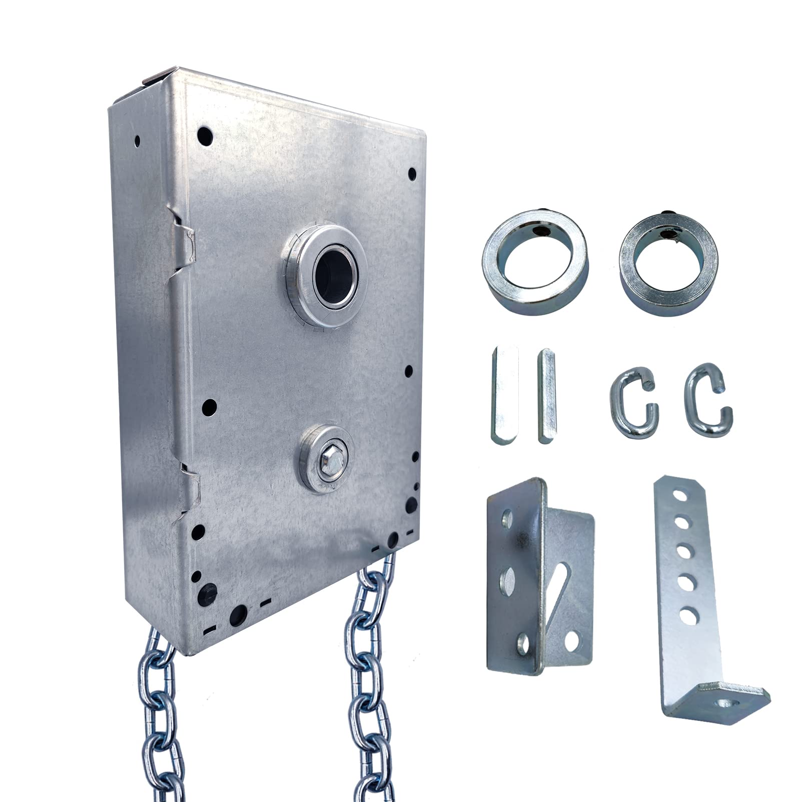 Snapklik.com : Garage Door Jackshaft Chain Hoist,1" Shaft Garage Chain