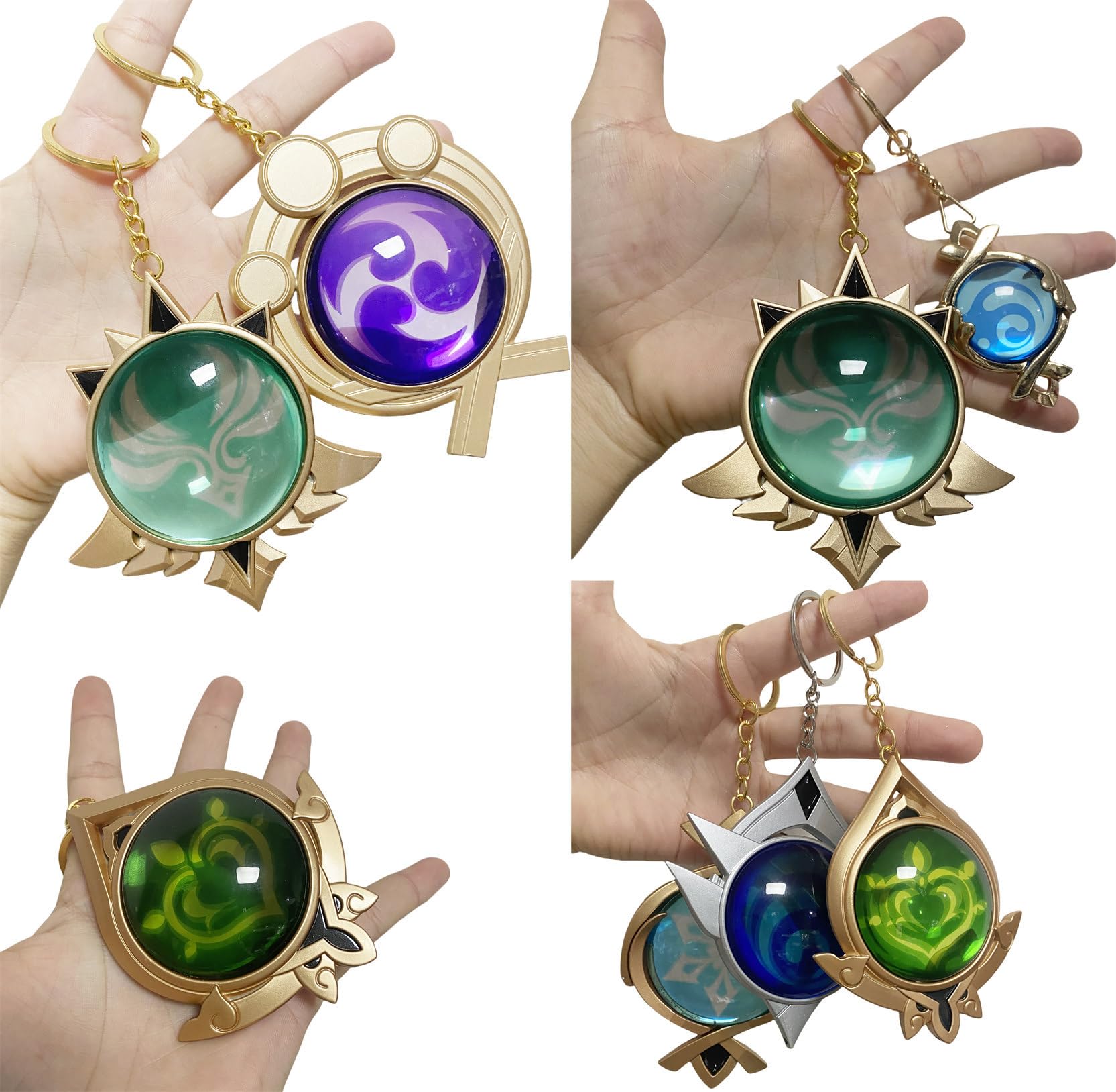 Amazon.co.jp: hohaicer 神の目 稲妻 草神の瞳 草神元素 10cm 萌え