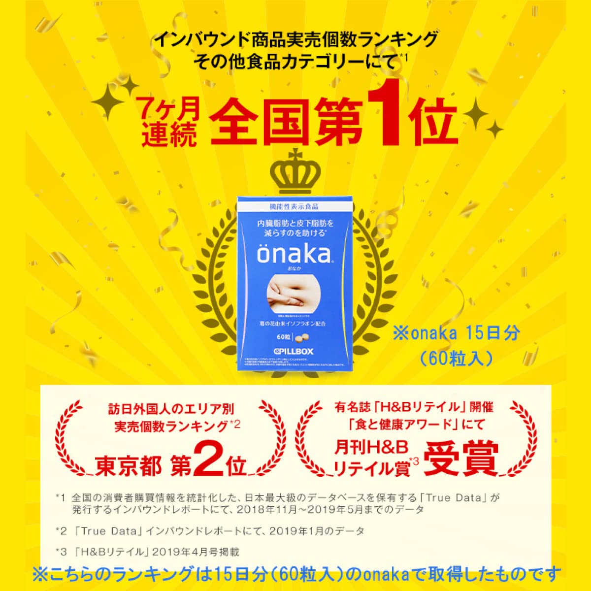 Amazon | ピルボックス onaka おなか [機能性表示食品] (onaka 30日分