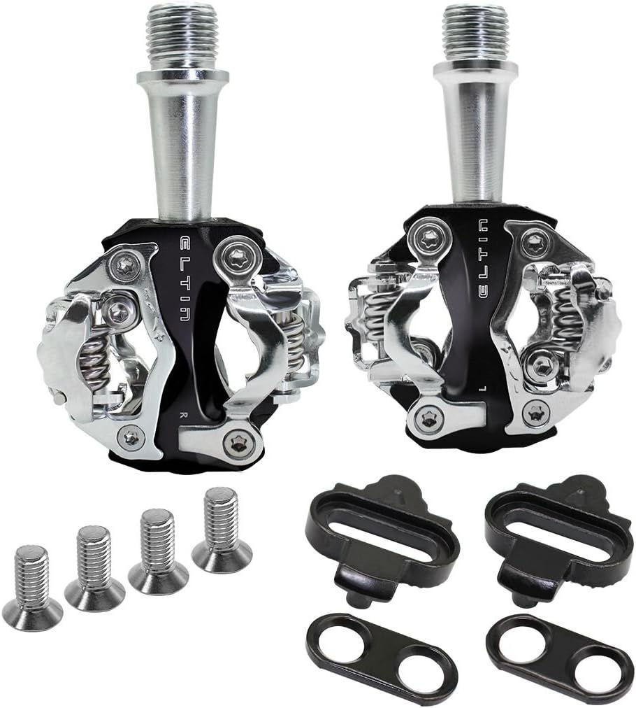 ELTIN EP5100 MTB Bike Pedals with Cleats Compatible SPD MTB