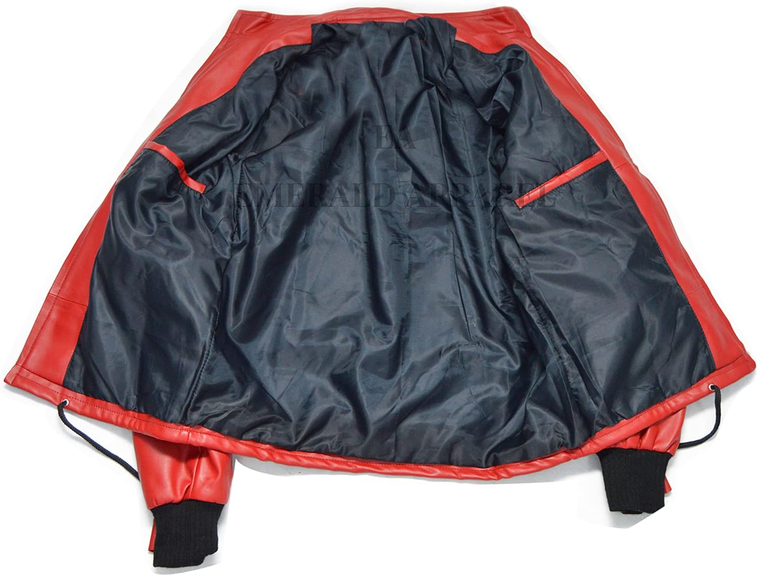 Burt Reynolds Smokey And The Bandit Out PU & Faux Synthetic Red Leather Jacket