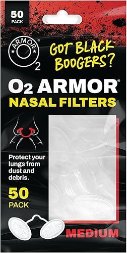 Miniatura 27 de O2 Armor Filtros de nariz para soldadores y alergias - Filtro de nariz para polvo - Filtros nasales para soldadura - Máscara de polvo de nariz