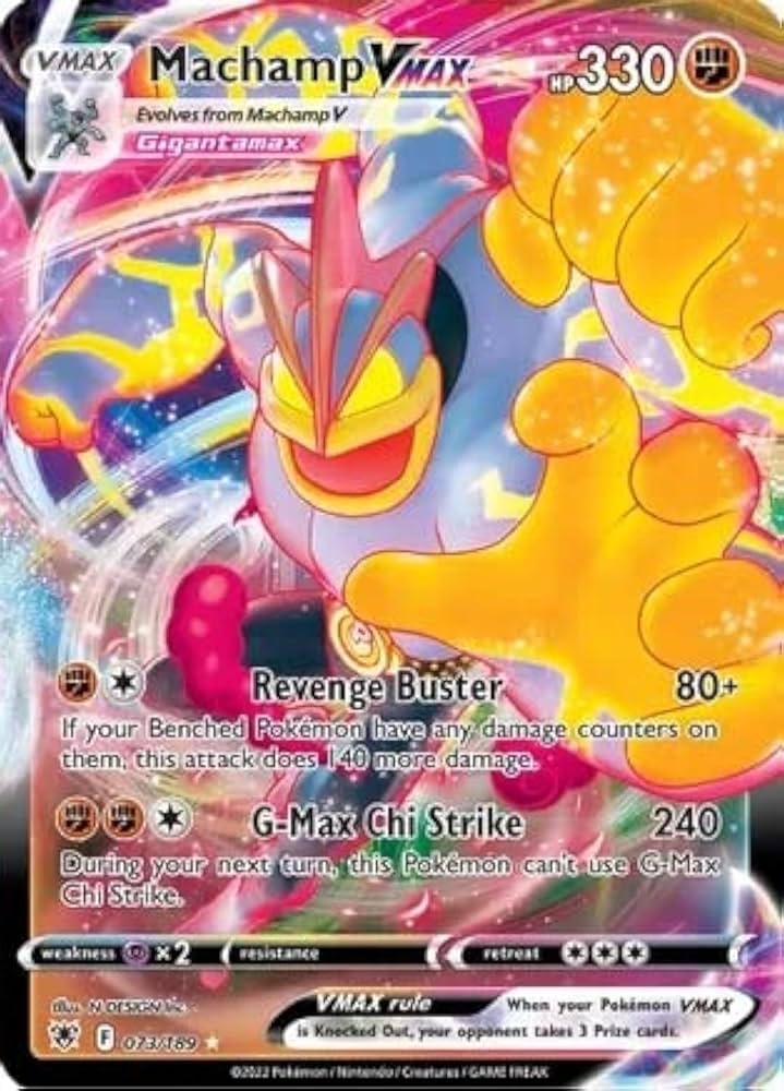 Machamp VMAX - 073/189 - Ultra Rare - Sword & Shield - Astral