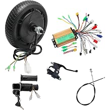 36V 250W 6.5 Inch Electric Hub Motor System | 11Nm High Torque Brushless Motor with Drum Brake & Sine Wave Control | 280 lbs Load Capacity for E-Scooter Mini Bike DIY EV