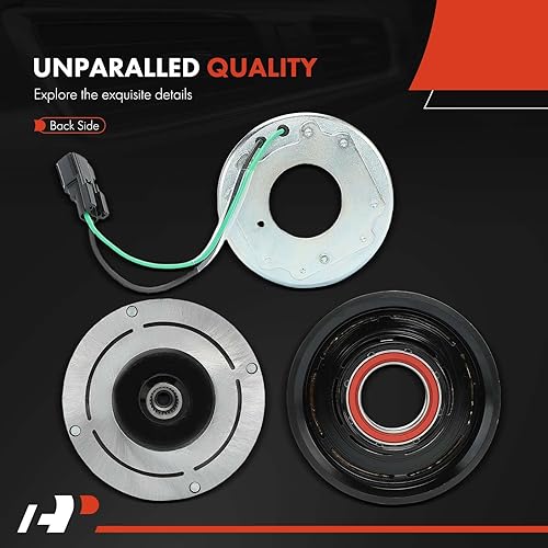 Miniatura 5 de A-Premium Kit de embrague de compresor de aire acondicionado compatible con Ford Edge 2019-2022 2.7L y Lincoln Nautilus 2019-2022 2.7L