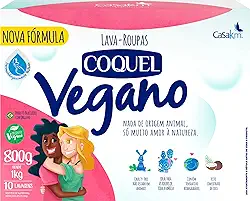 Casa Km Lava Roupas Em Pó Coquel Vegano 800Gr Casa Km
