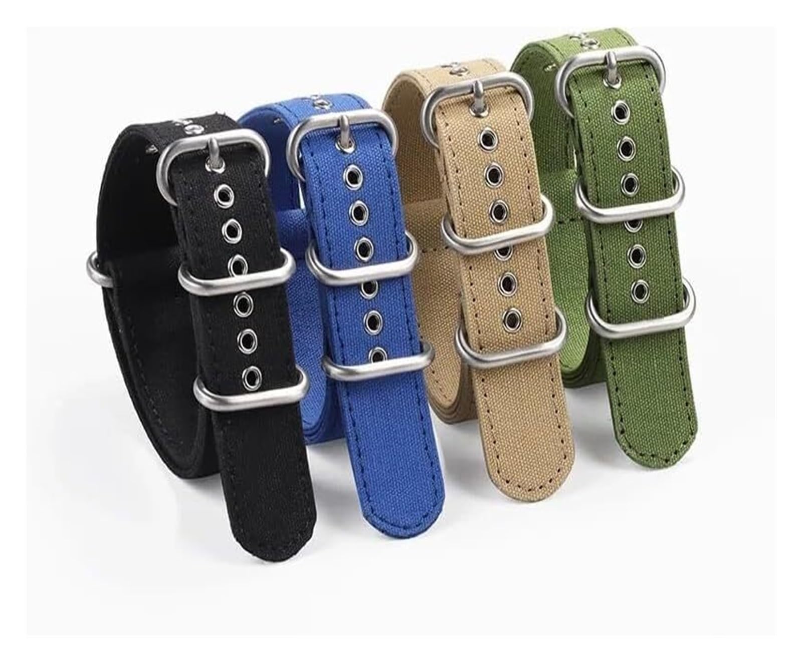 Remplacement du bracelet de la montre intelligente Bracelet de montre en Nylon universel, en toile, 18mm, 20mm, 22mm, 24mm, Bracelet de montre de Sport