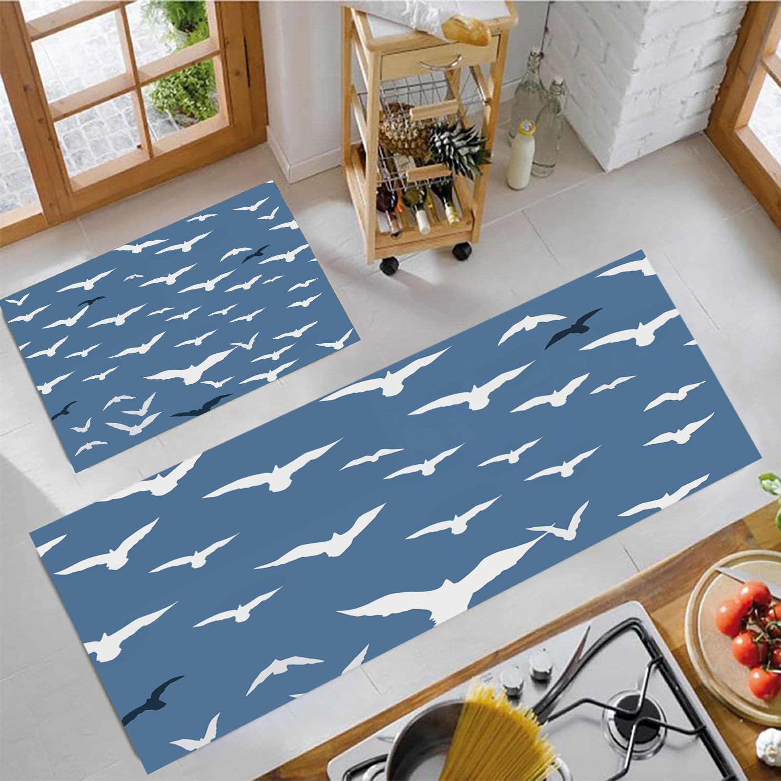 Tapis de cuisine décoration bord de mer pour habiller la salle à manger et le couloir