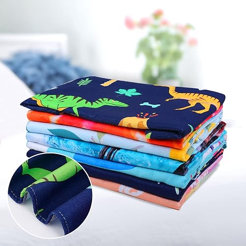 Miniatura 6 de LIVILAN Toalla de playa de dinosaurio pequeña para niños, microfibra suave de 24 x 48 pulgadas, secado rápido, sin arena, perfecta para el baño de