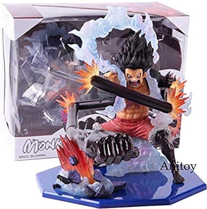 Lucky Pvc One Piece Snake Man Luffy Gear Fourth Figure Collectible Model Toy Anime One Piece Monkey D Luffy Gear 4 Snakeman Amazon Co Uk Toys Games