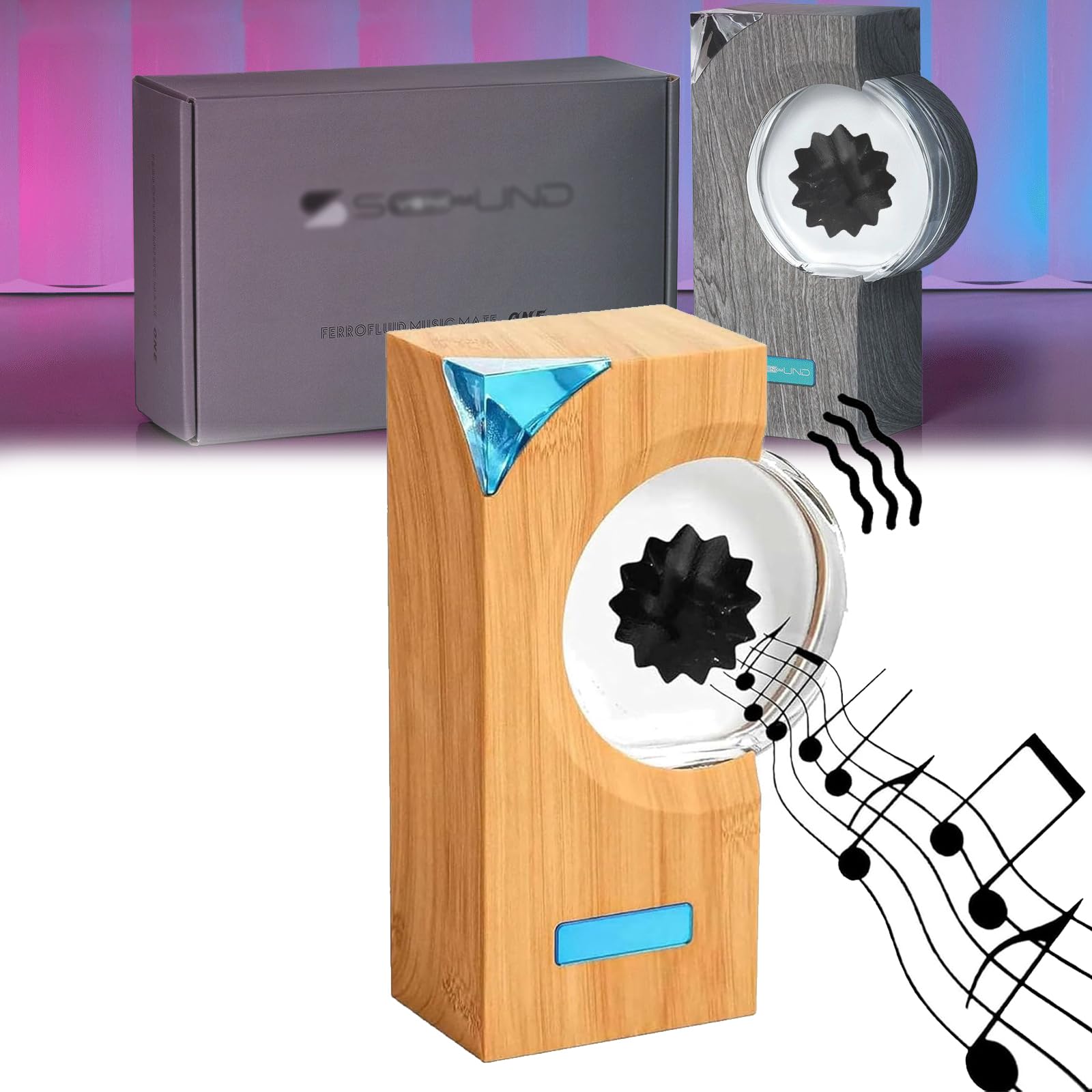 Ferrofluid Visual Bluetooth Speaker, Magnetic Fluid Speaker 3D Surround Stereo Sound Extra Bass, Zwevende Luidsprekers voor Home Office Decor Cool Tech Gadgets, Creatieve Geschenken