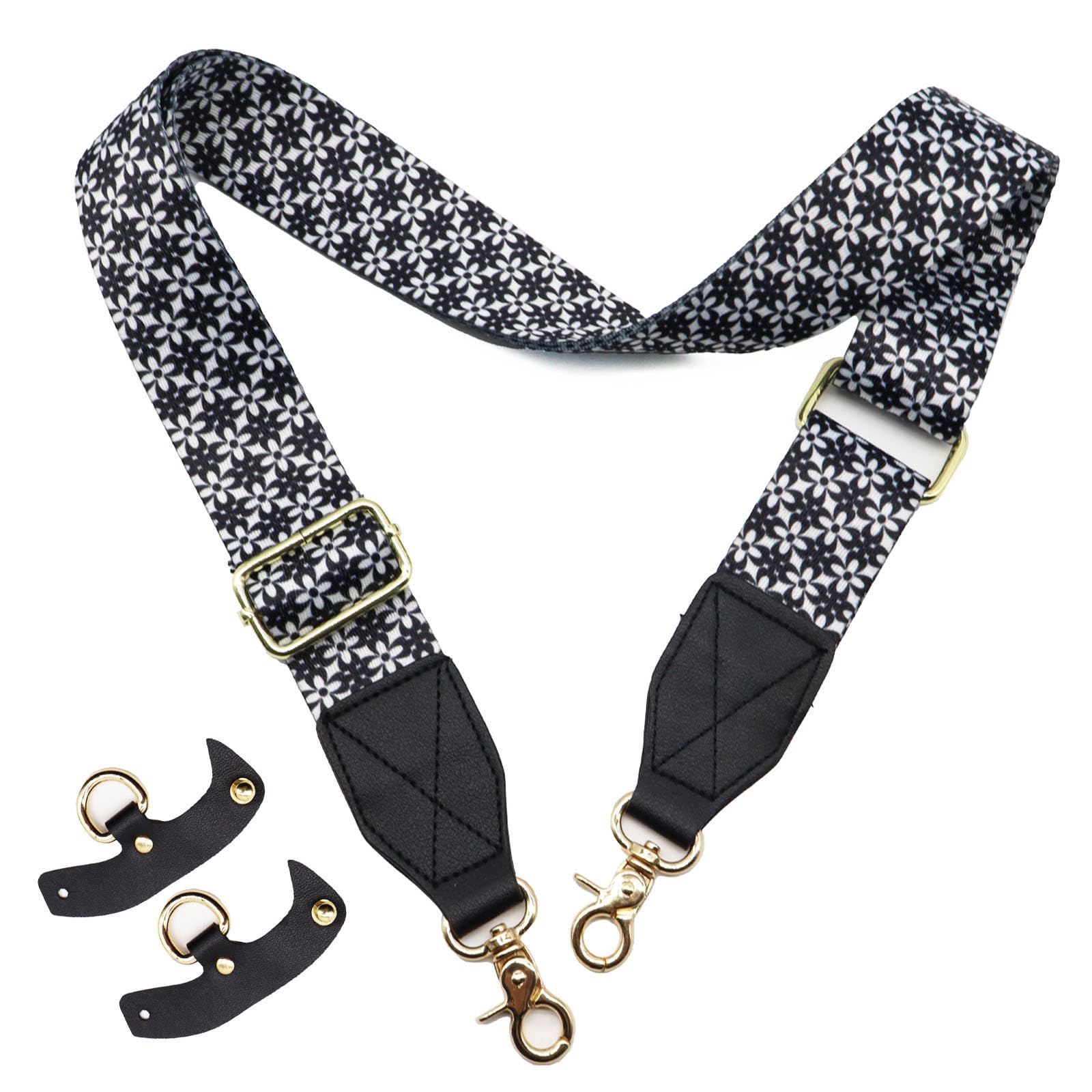 LEMEDE Purse Strap Replacement Crossbody 1.5" Wide Shoulder Strap Adjustable Straps Handbag Strap Replacement Belts