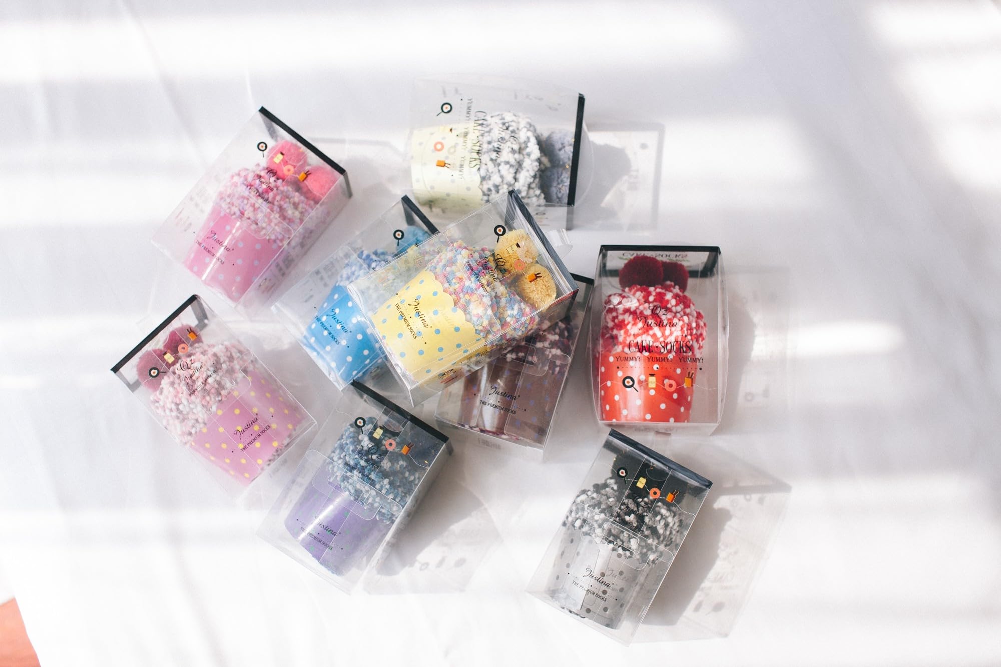 JARSEEN 2/3 Confezione Regalo Calzini Natale Calze San Valentino Caldi Donna Super Morbidi Calzettoni DIY