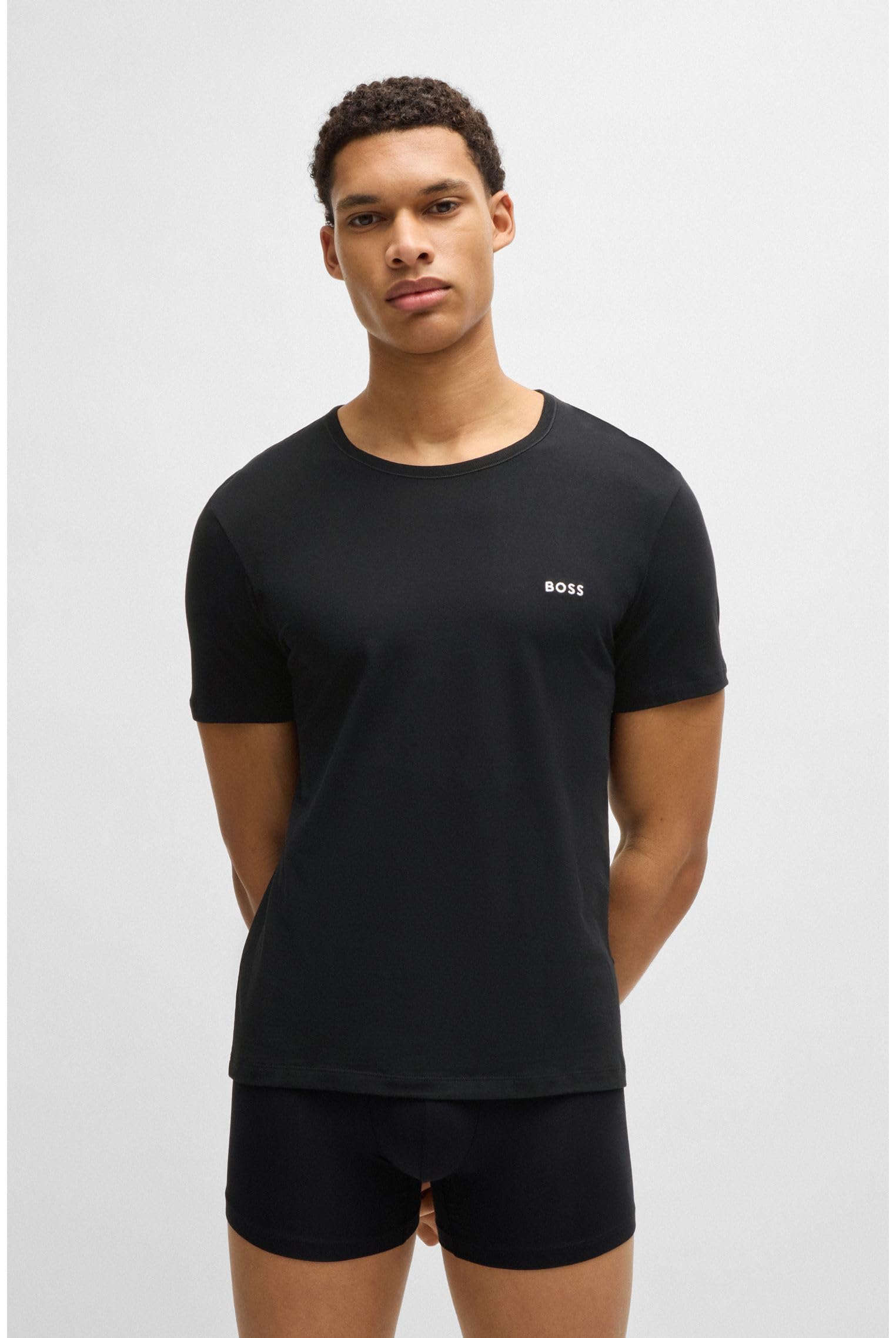 BOSS Herren T-shirt Rn 3p Co T-Shirt