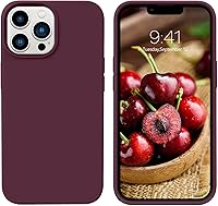 Vista 15 de GUAGUA Compatible con iPhone 13 Pro Max Funda de Silicona Líquida de Gel Suave de Goma Delgada con Forro de Microfibra Textura de Cojín Cubierta