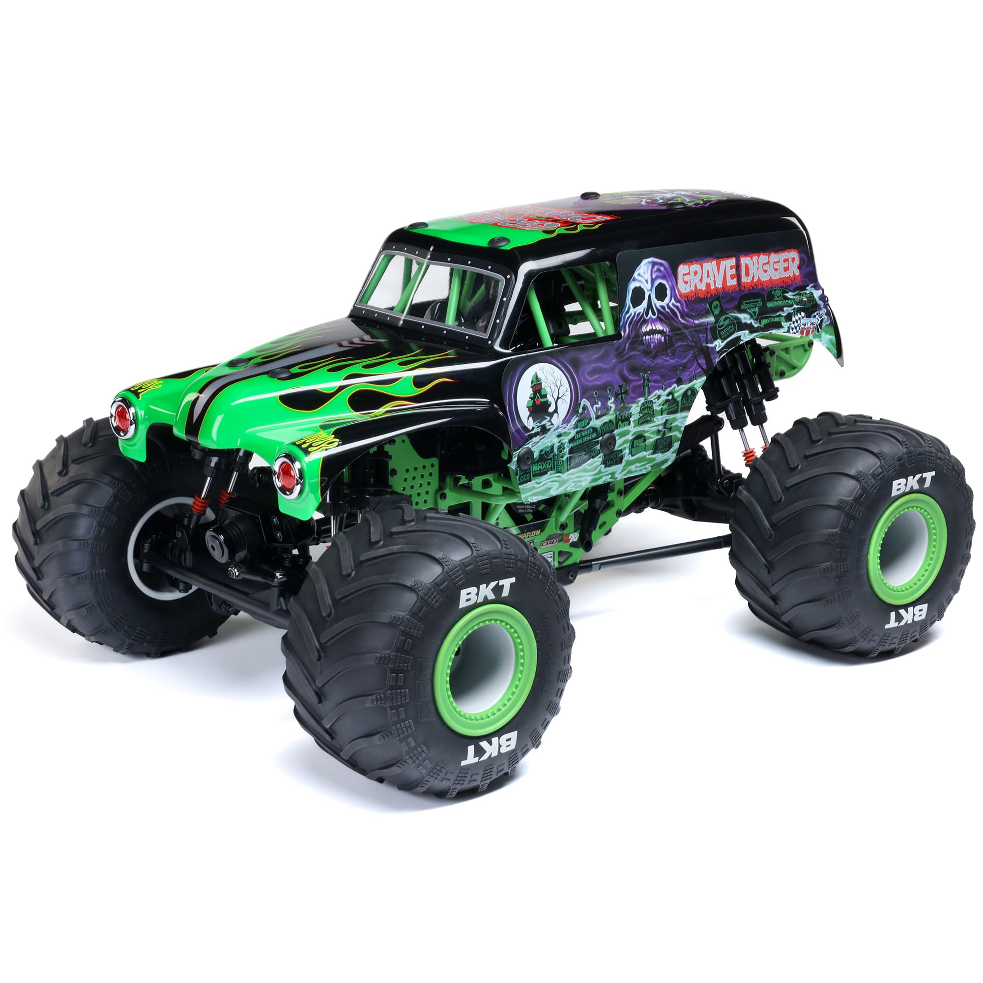 Losi LMT 2.0: 4wd Solid Axle Monster Truck RTR - Grave Digger