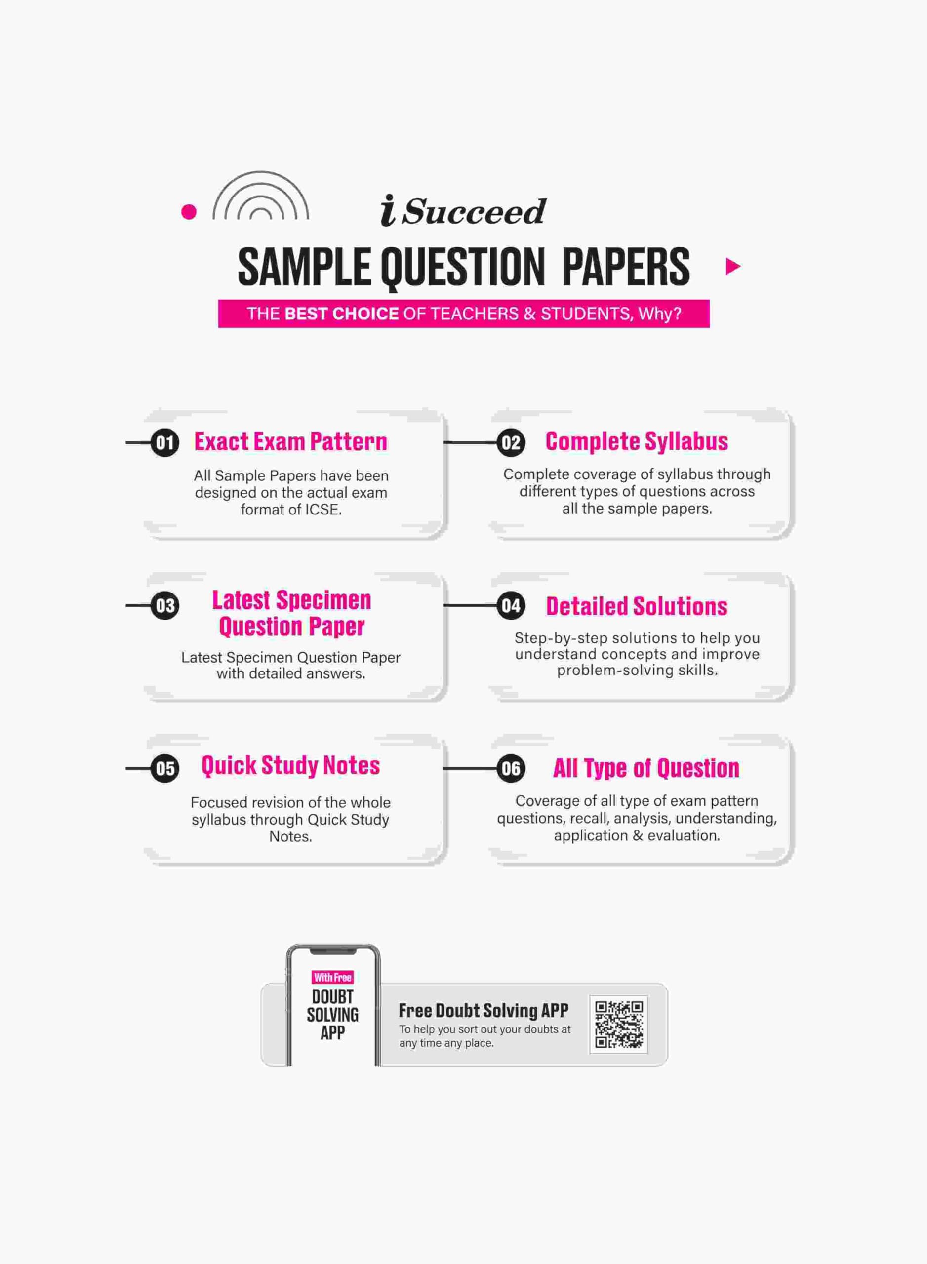(OLD EDITION) Arihant i Succeed ICSE 15 Sample Papers Biology Class 10th For Exam 2025 1