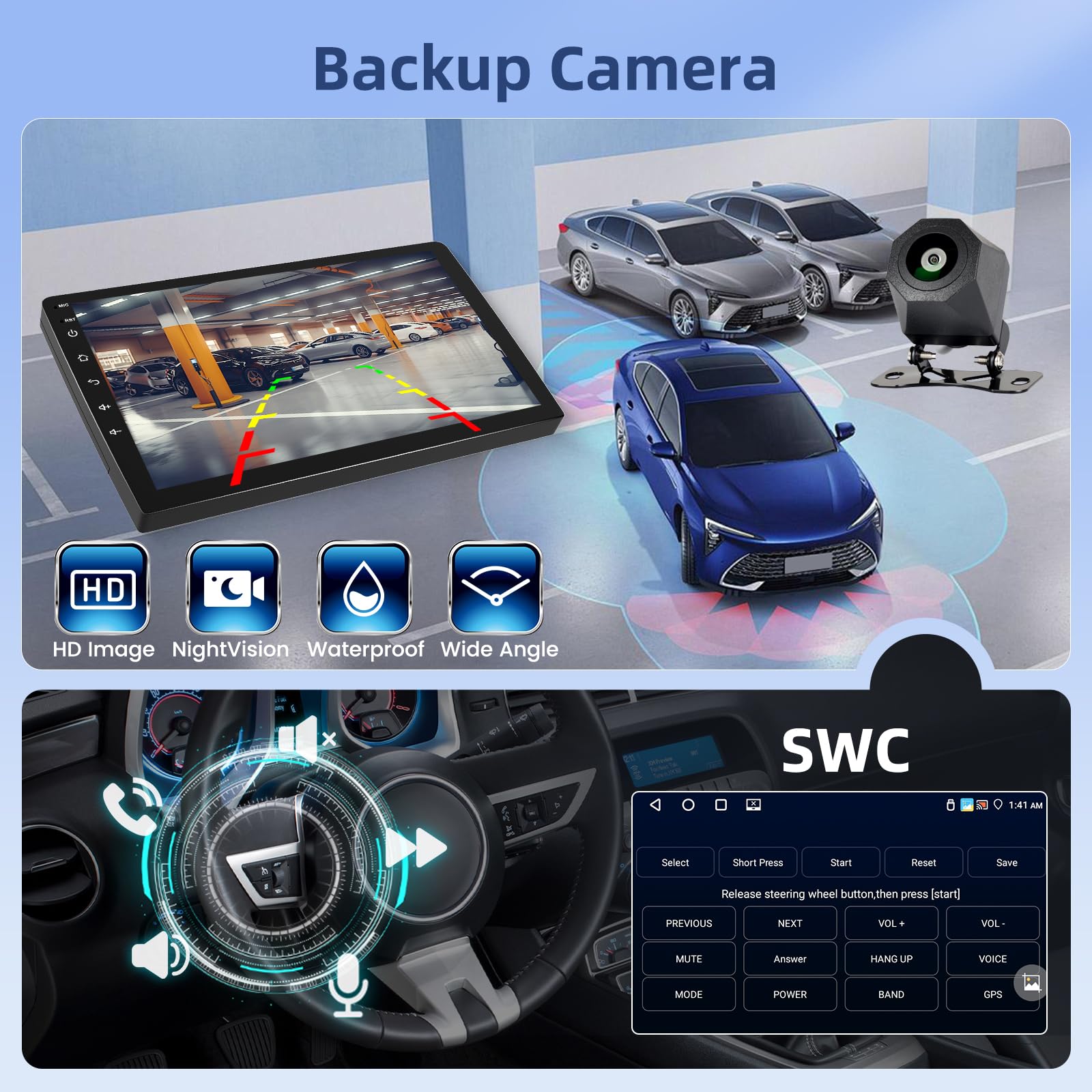 Hikity [4+64G] Android 15 Radio dla Peugeot 208/2008 2012-2018, bezprzewodowe CarPlay Android Auto, 10.1-calowy ekran, Bluetooth, Mirror Link, Nawigacja, GPS, EQ, DSP, WiFi, FM, RDS