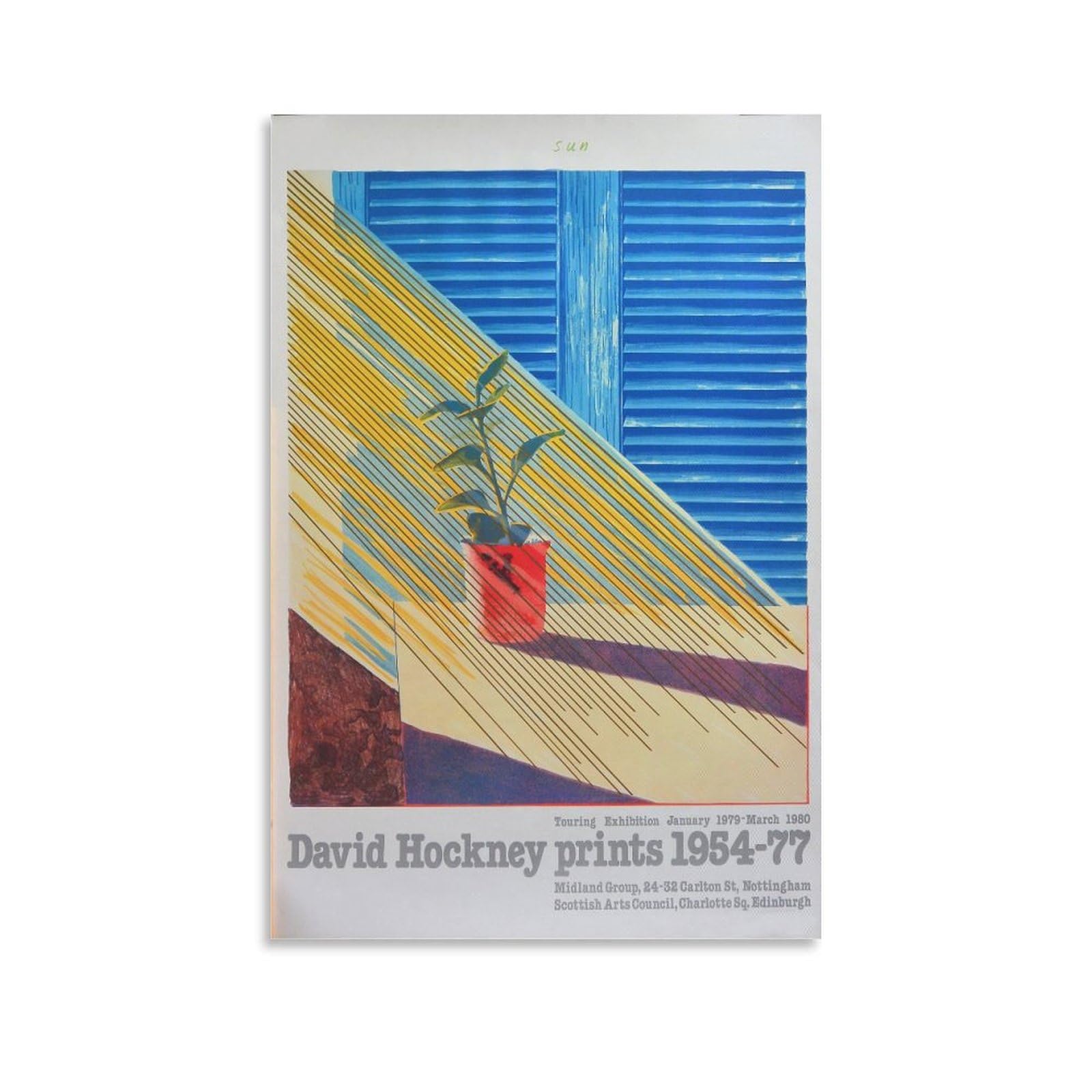 David Hockney｜デイヴィッド・ホックニー展覧会ポスター（B）