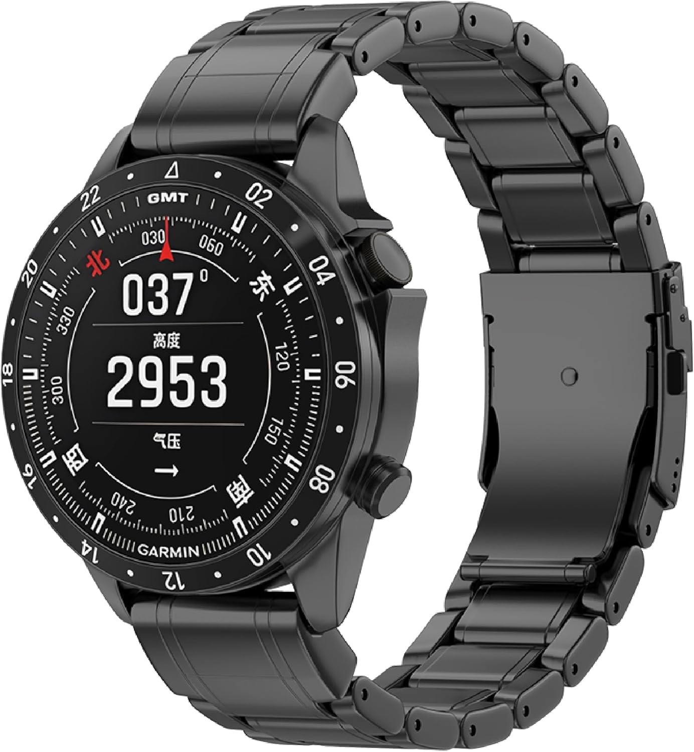 VeveXiao Titanium Watch Strap Compatible with Garmin Fenix 8/epix Pro 47mm/Instinct 3 45mm, 22mm Quick Fit Luxury Titaniums Alloy Metal Replacement Bands for Fenix 7/6/5, Approach S70 47mm