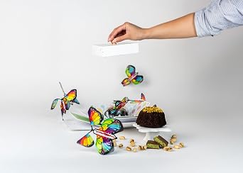 Dubai Cake Explosion Gift Box with Flying Butterflies, Mini Cake, Assorted Candies & Chocolates by Send A Cake Ready to Gift, No Assembly Needed Unique Dubai Treat for Women, Men, Mom, Dad, Friends, Adults, Kids