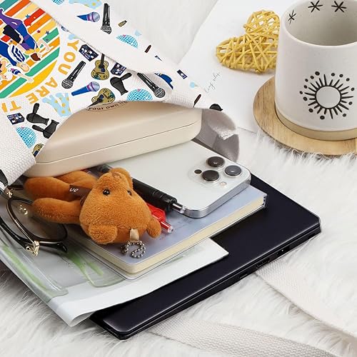 Miniatura 10 de LEVLO Mamma Musical Comedia Cosmética Bolsa de maquillaje inspirado en los fans de Mamma Gift You Are The Dancing Queen Bolsa de maquillaje con