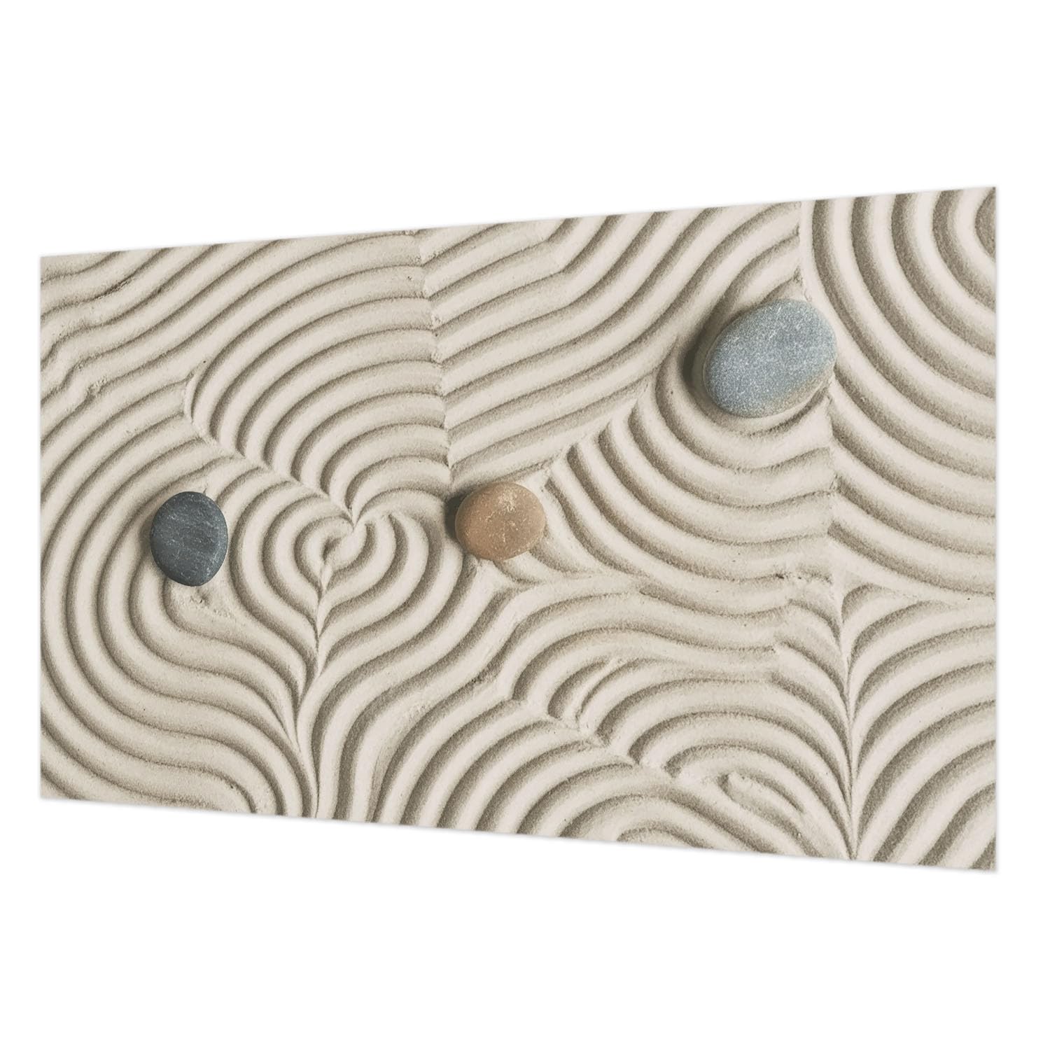 Décor mural intissé pour chambre et salon au design de vagues apaisantes