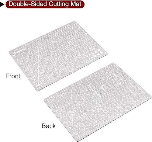 Vista 75 de HARFINGTON Alfombrilla de corte autorreparable A3 de 18 x 12 pulgadas, tabla de cortar de doble cara para manualidades, trabajo de arte, corte