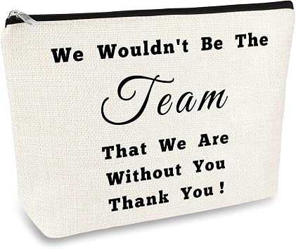 Mikela Boss Gift Leader Appreciation for Women Makeup Bags Thank You Gift for Team Leader Supervisor Coach Cosmetic Bag Boss Day Birthday Retirement Leaving Farewell Gifts for Coworker Leader Boss