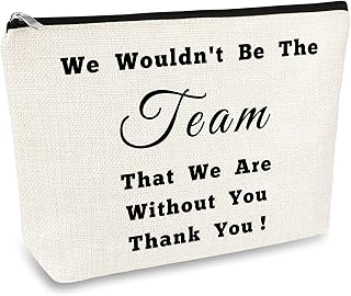 Boss Gift Leader Appreciation Gift for Women Makeup Bags Thank You Gift for Team Leader Supervisor Coach Cosmetic Bag Pouch Boss Day Birthday Retirement Leaving Farewell Gifts for Coworker Leader Boss