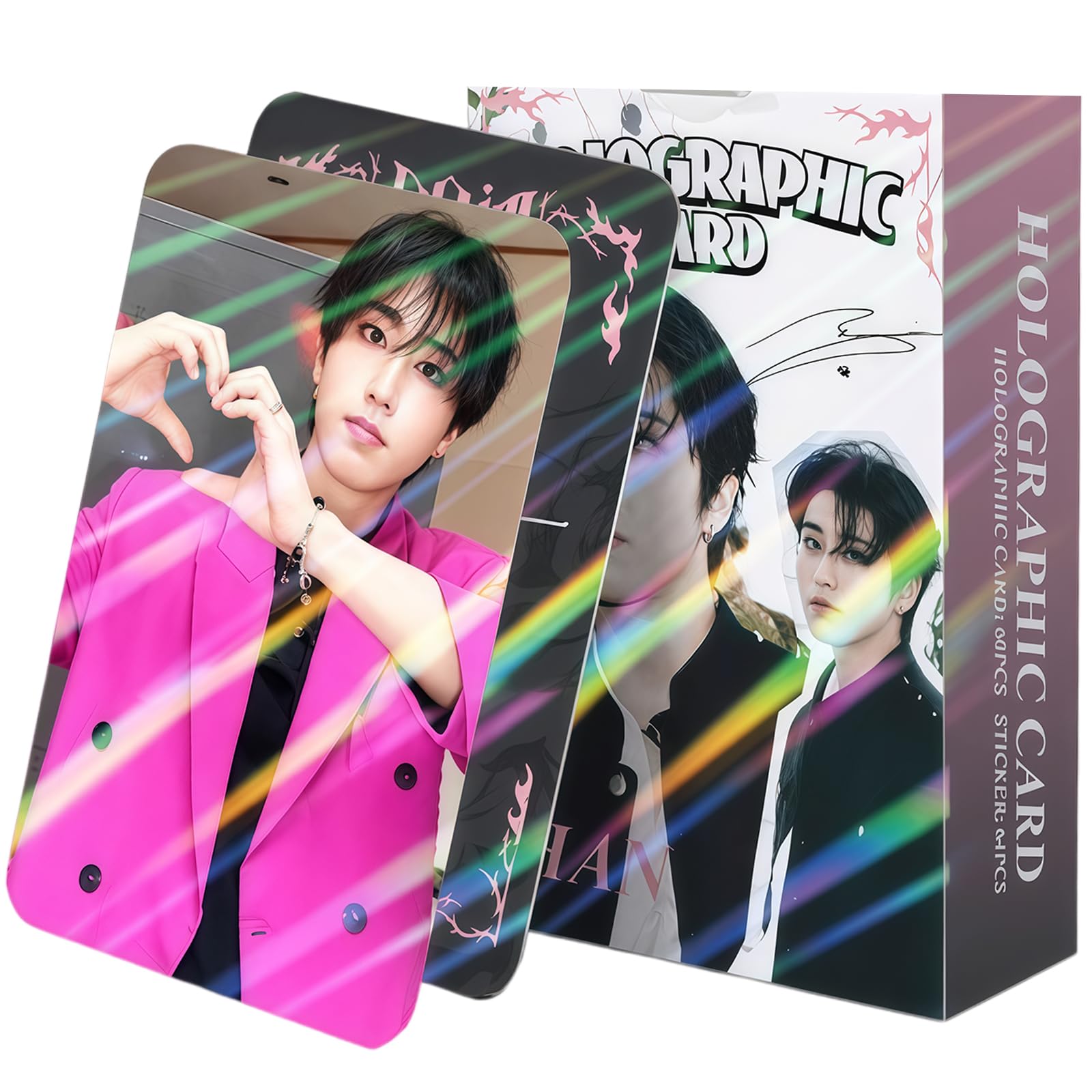 124PCS Laser Stray Kids HAN Photocards 124 PCS SKZ DO IT Album HAN