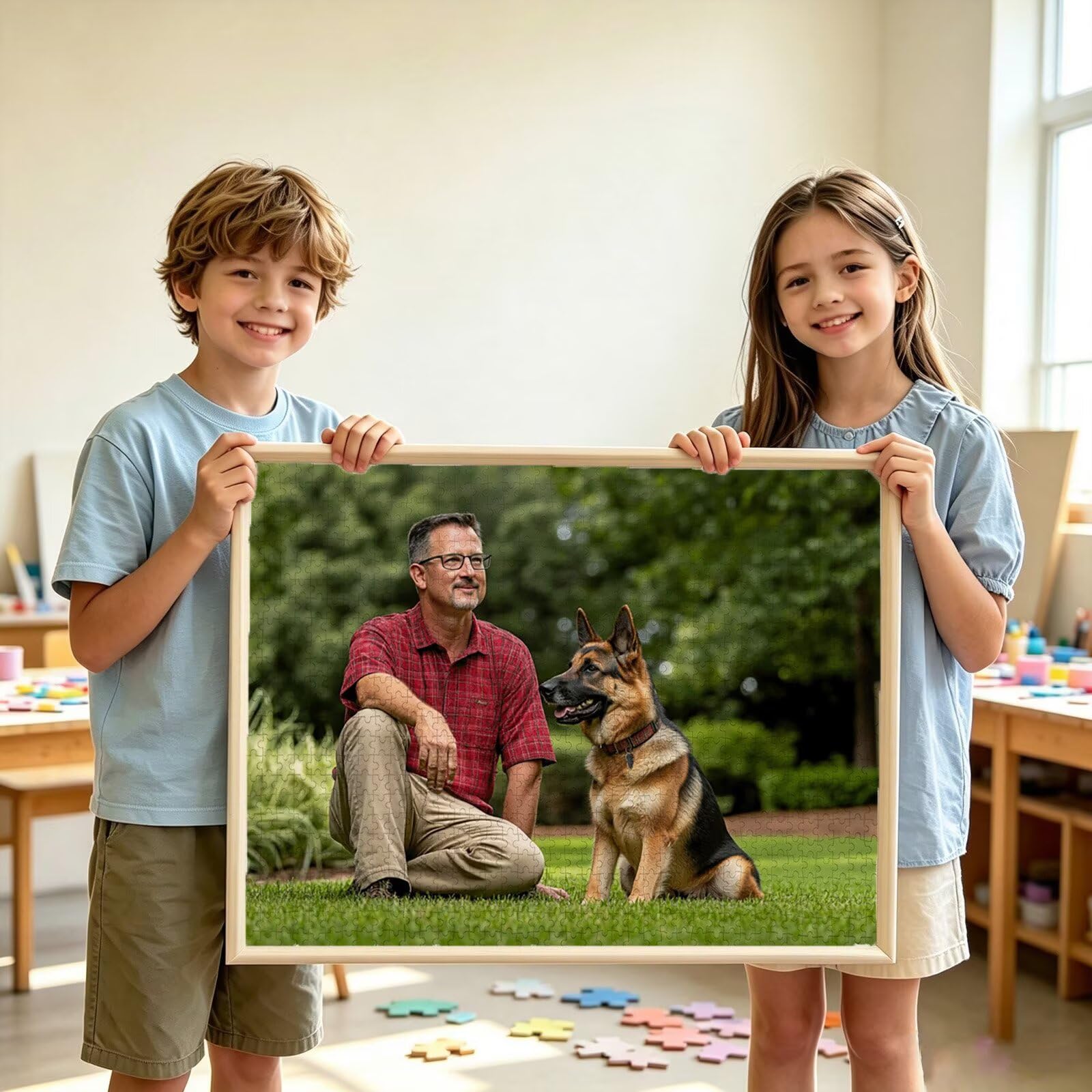 Puzzle Personalizzato con Foto e Testo 5000 Pezzi - Stampa in HD, W-5124