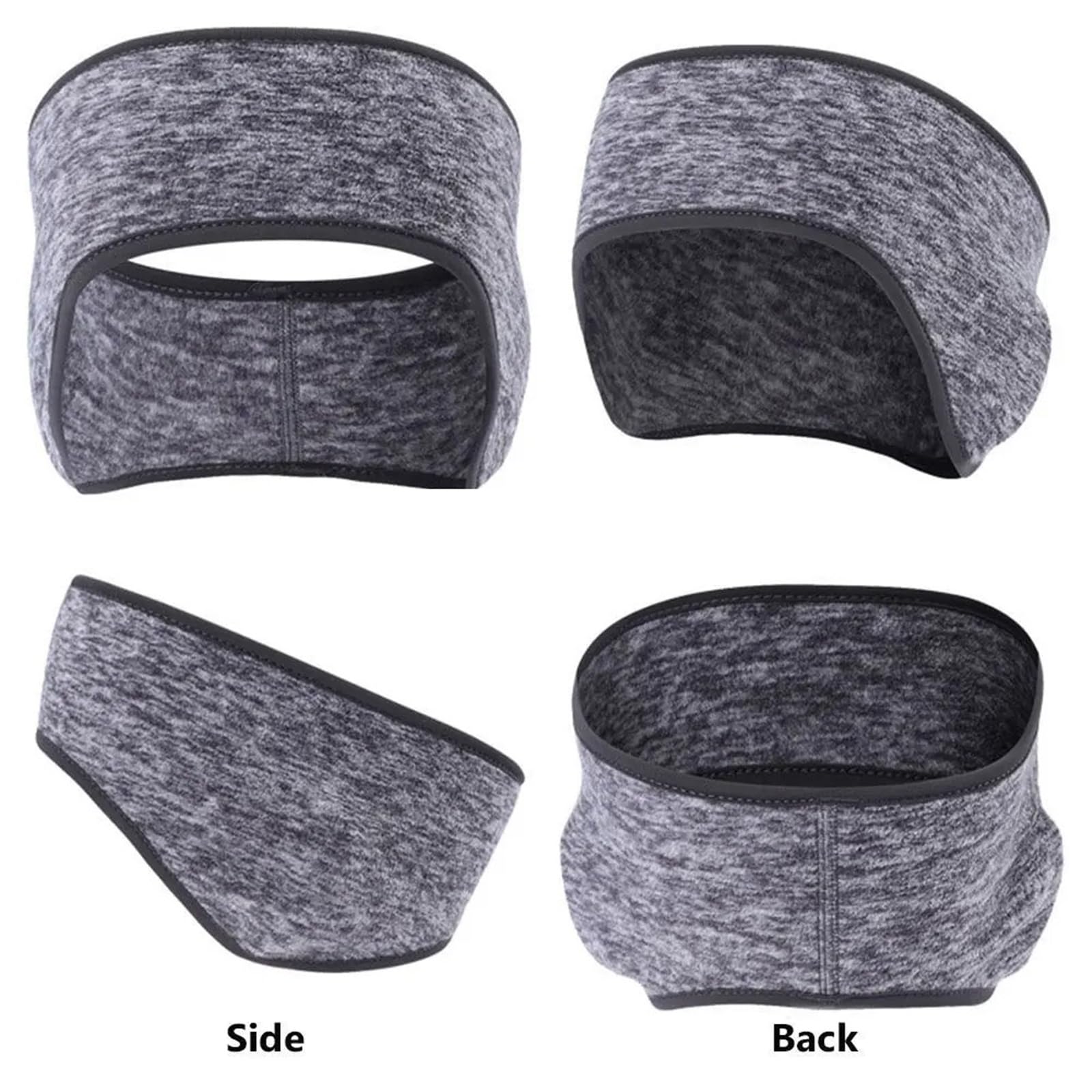 5 pièces Sports de plein air cheveux sueur oreille couverture femmes filles en cours d'exécution bandeau plus chaud hiver cache-oreilles Yoga Pour Hiver(Blue)