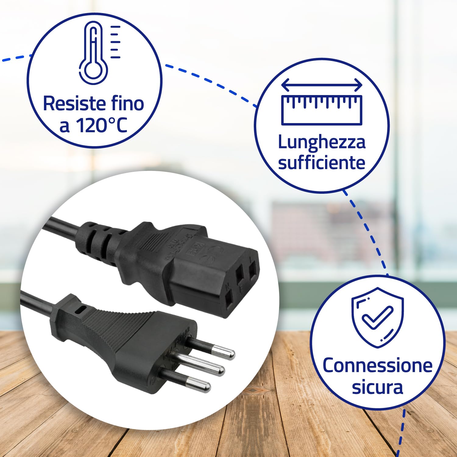 Cavo Alimentazione Polti Originale M0004881 - Foto 12