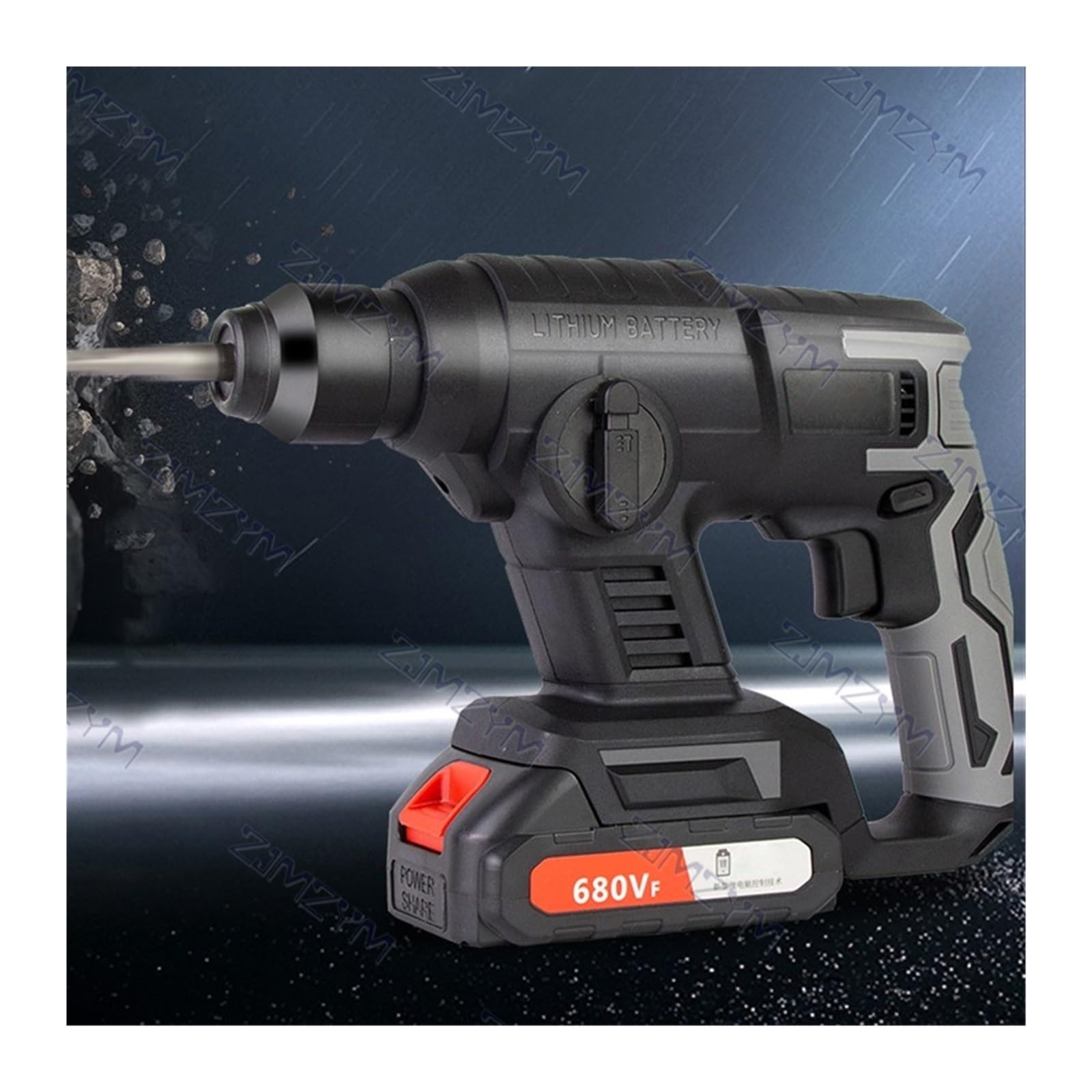 2.0ah Lithium Electric Impact Drill Akumulatorowy młot udarowy Akumulatorowy młot udarowo-obrotowy Wiertarka udarowa Elektryczna wiertarka udarowa 0-4260 obr./min Do użytku domowego(Plastic Box)