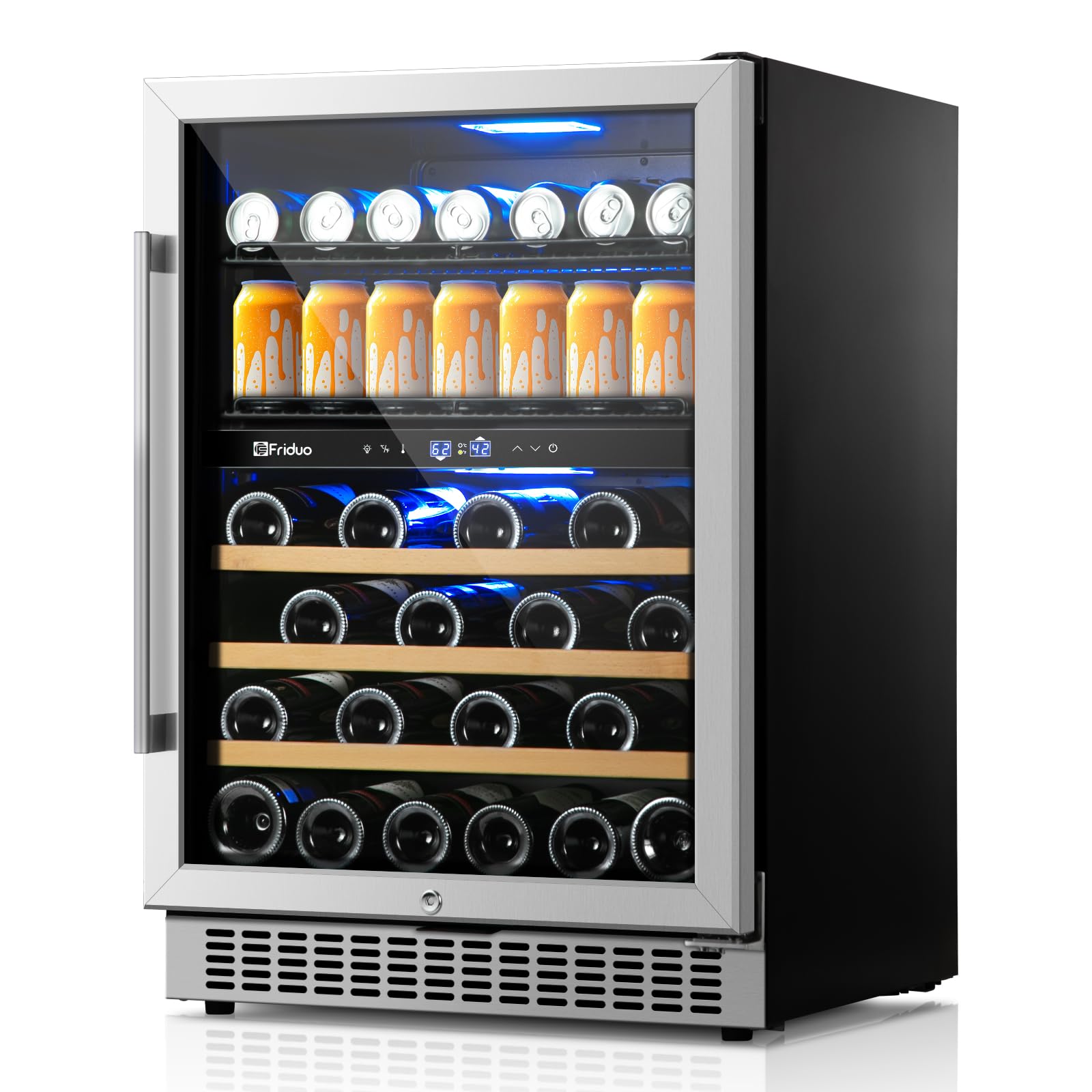 Friduo Dual Zone Beverage Refrigerator