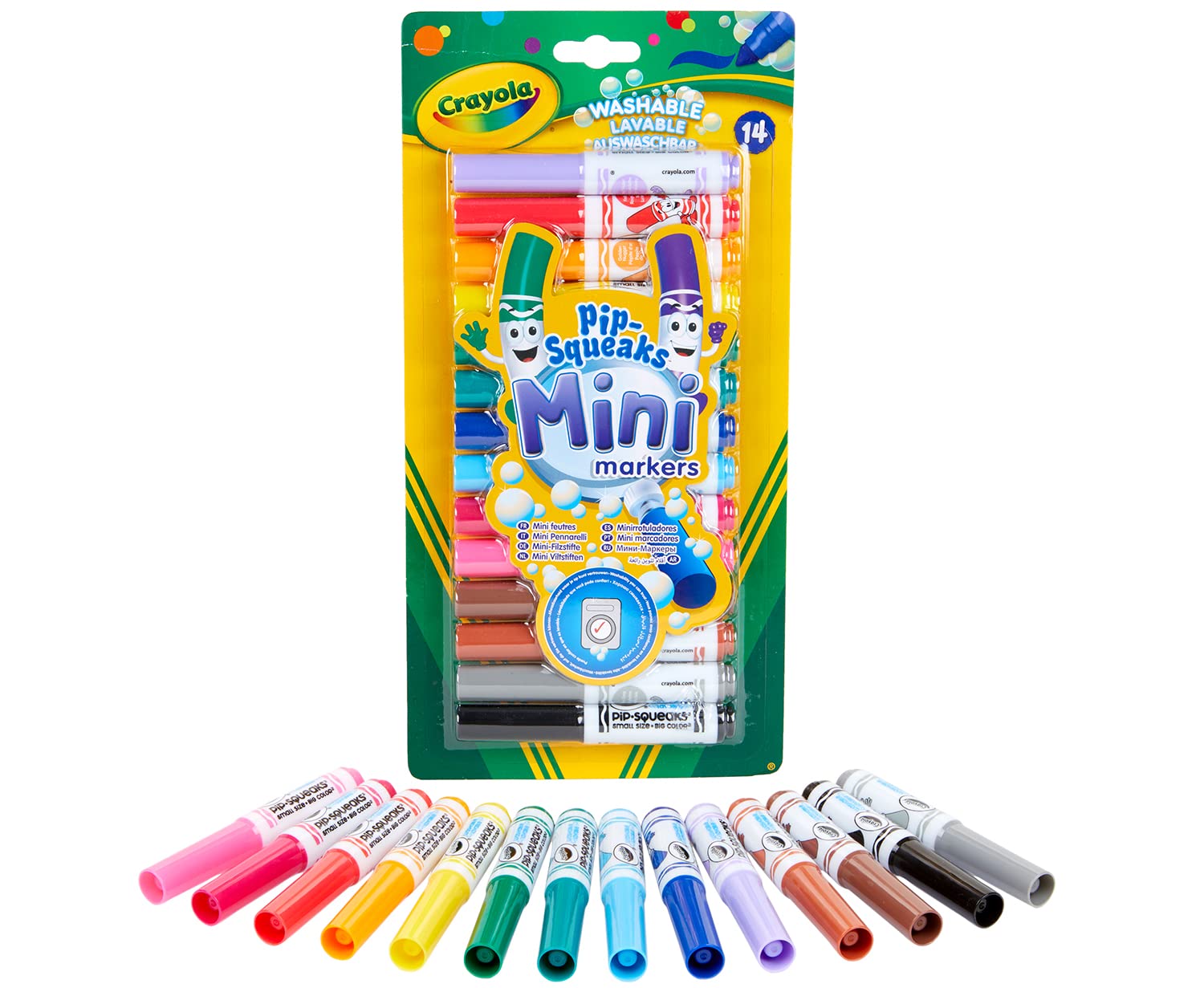 CRAYOLA - Super zestaw markerów, wartość artystyczna i rzemieślnicza, artykuły do kolorowania domu i powrotu do szkoły, prezent dla dzieci, od 6 lat