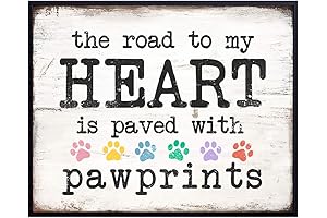 Paw-fect Pictures with Sayings: 8x10 Unframed Home Decor for Pet Enthusiasts
