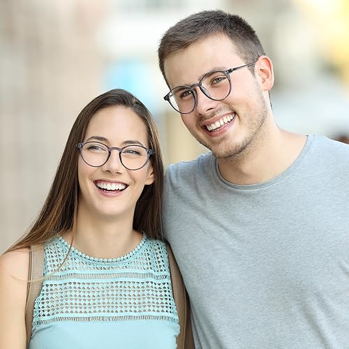 Miniatura 2 de Lentes de bloqueo de luz azul superior para hombres mujeres adolescentes bisagra de resorte brazo de aluminio ligero marco TR90 computadora juegos