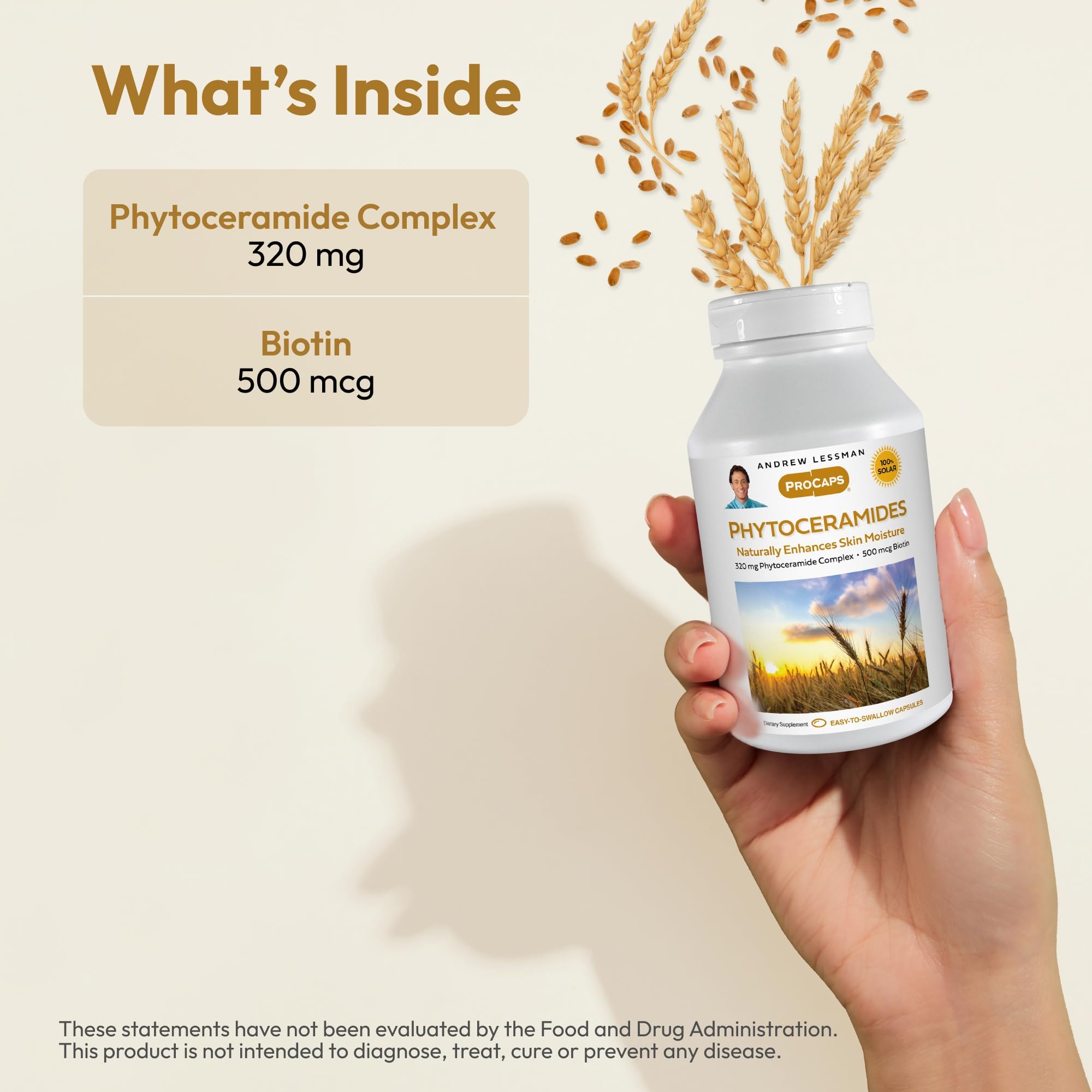 Andrew Lessman Phytoceramides Skin Supplement, 30 Softgels — Amazon image 3