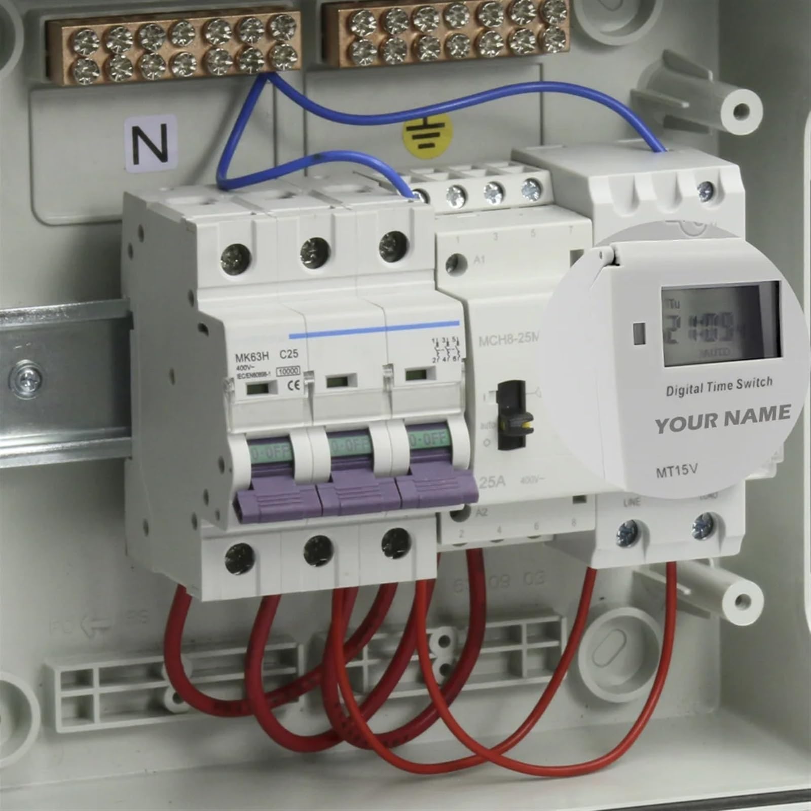 Personalización Electrónica Programable Temporizador Digital Interruptor Mínimo 1 Unids Personalizable Semanal 7 Días Programable DIN Rail(16A 12V)